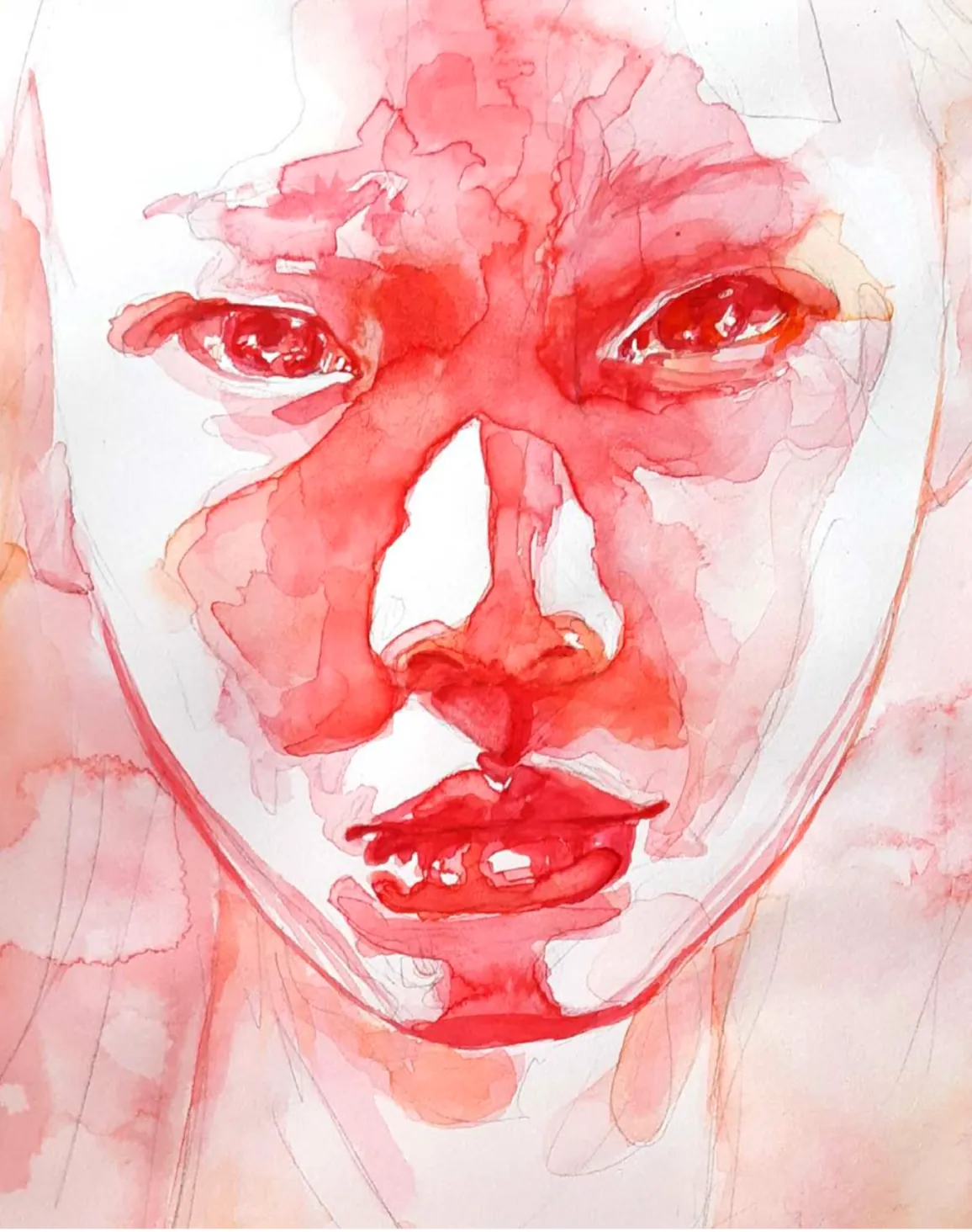 Kamila Januła - Red Portrait